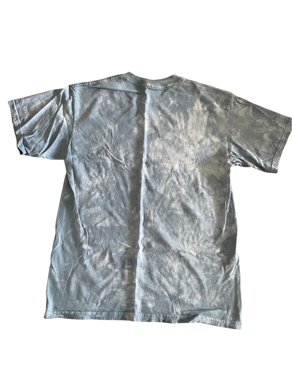 Vintage Gildan Black Bear Print Tee - Black/Blue 100% Cotton Camping Fishing - Picture 2 of 4
